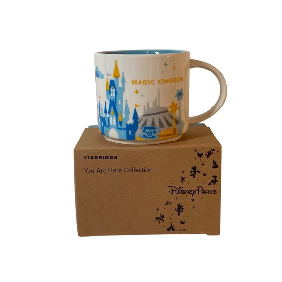 Starbuck Disney Park You Are Here Collection MAGIC KINGDOM Coffee Mug Cup 14oz - Picture 1 of 16